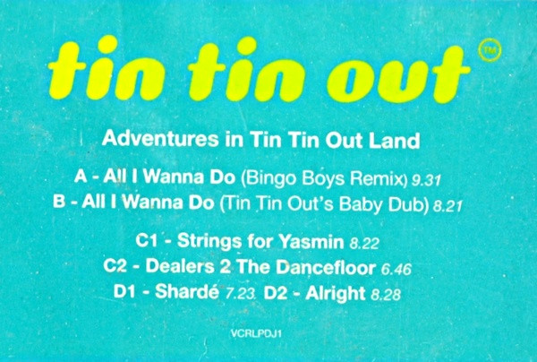 Tin Tin Out - Adventures In  Land - Used Vinyl Record 12" image 1