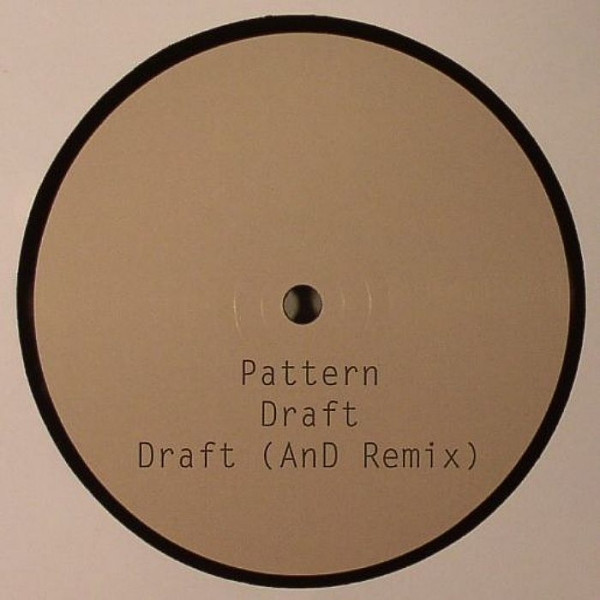 Pattern - Draft - Vinyl Record 12" image 1