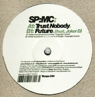SP:MC - Trust Nobody / Future - Vinyl Record 12" image 1
