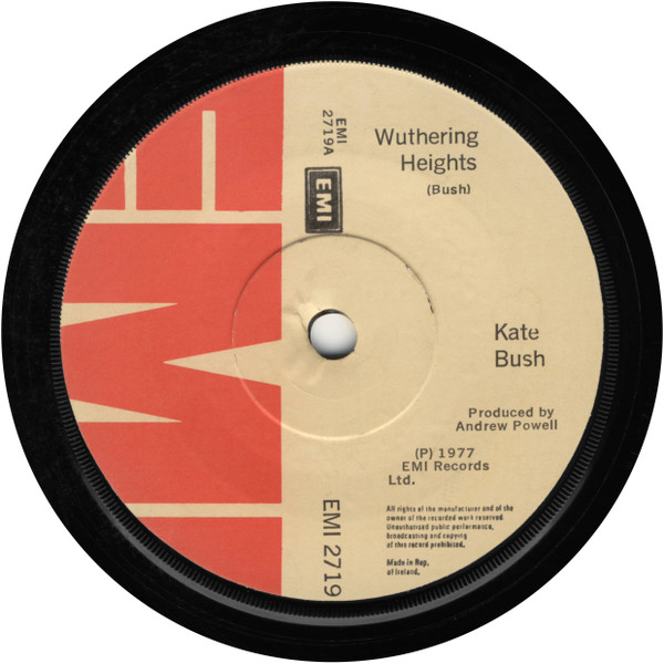 Kate Bush - Wuthering Heights - Used Vinyl Record 7" image 1