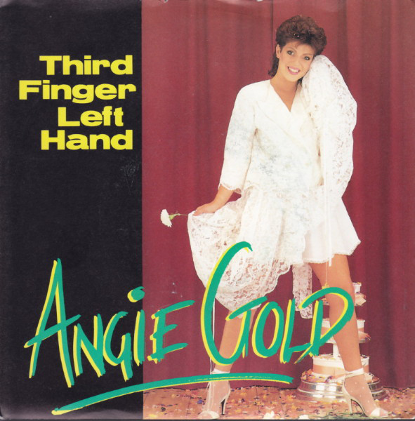 Angie Gold - Third Finger Left Hand - Used Vinyl Record 7" image 1