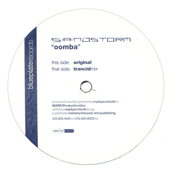 Sandstorm - Oomba - Used Vinyl Record 12" image 1