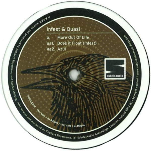Infest - More Out Of Life / Does It Float / Azul - Vinyl Record 12" image 1