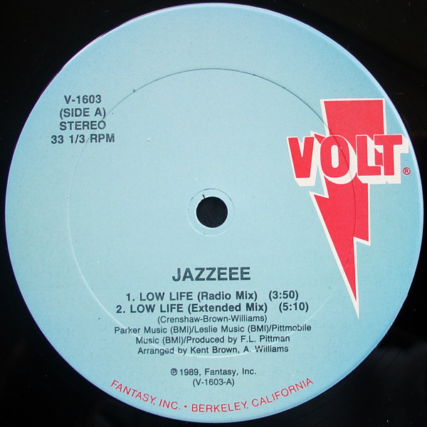 Jazzeee - Low Life - Used Vinyl Record 12" image 1