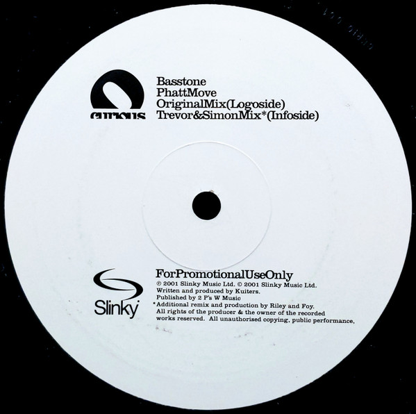 Basstone - Phatt Move - Used Vinyl Record 12" image 1
