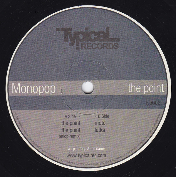 Monopop - Point - Vinyl Record 12" image 1