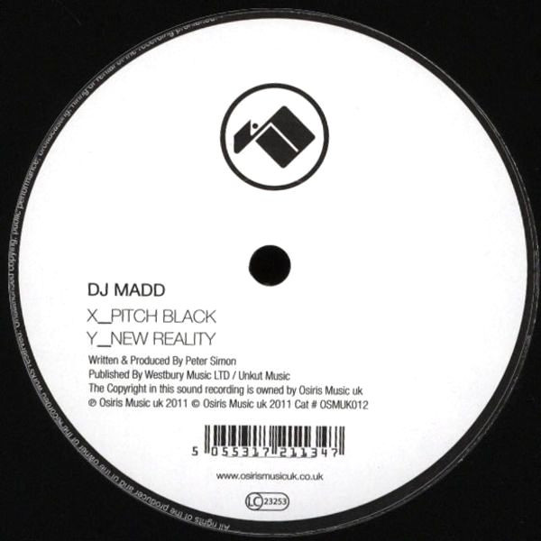 DJ Madd - Pitch Black / New Reality - Vinyl Record 12" image 1