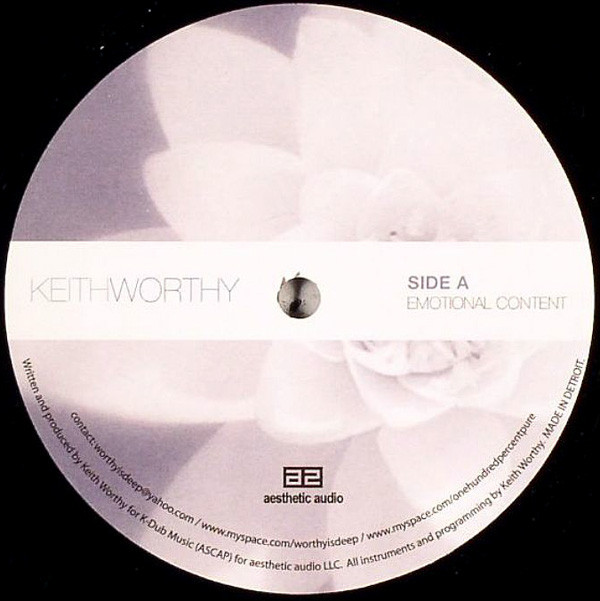 Keith Worthy - Emotional Content - Vinyl Record 12" image 1