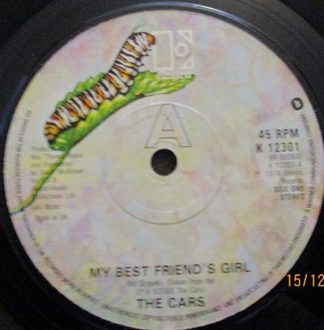 Cars - My Best Friend's Girl - Used Vinyl Record 7" image 1