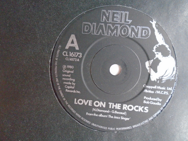 Neil Diamond - Love On The Rocks - Used Vinyl Record 7" image 1