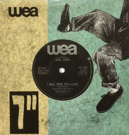 Girltalk - I Will Give You Love - Used Vinyl Record 7" image 1