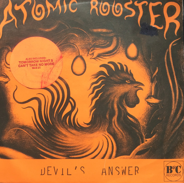 Atomic Rooster - Devil's Answer - Used Vinyl Record 7" image 1