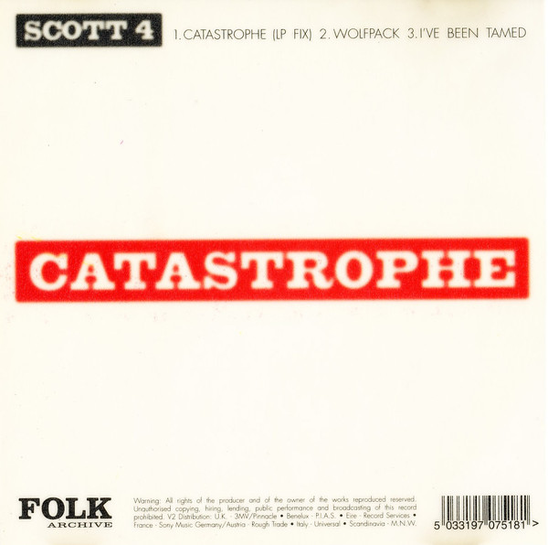 Scott 4 - Catastrophe - Used CD image 1