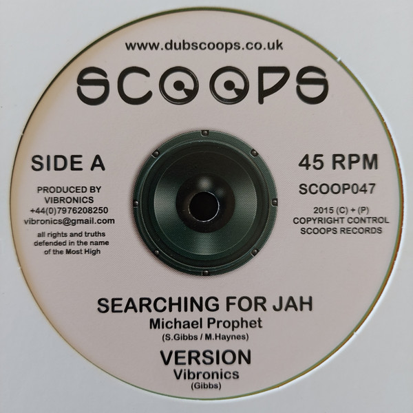 Michael Prophet - Searching For Jah / Tribulation - Vinyl Record 10" image 1