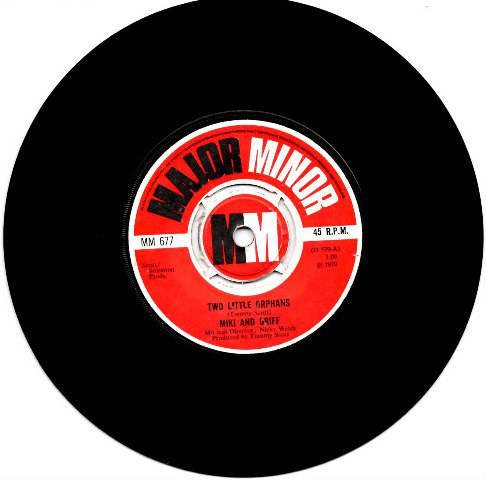 Miki & Griff - Two Little Orphans - Used Vinyl Record 7" image 1