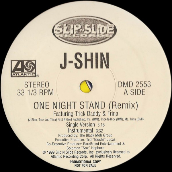 J-Shin - One Night Stand (Remix) - Vinyl Record 12" image 1