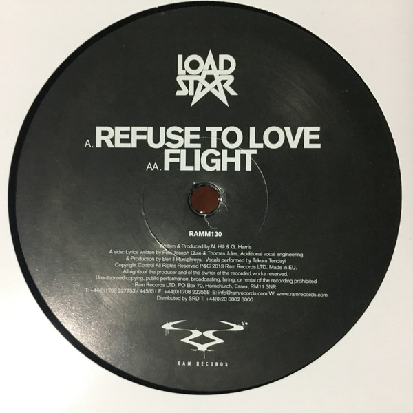 Loadstar - Refuse To Love / Flight - Vinyl Record 12" image 1