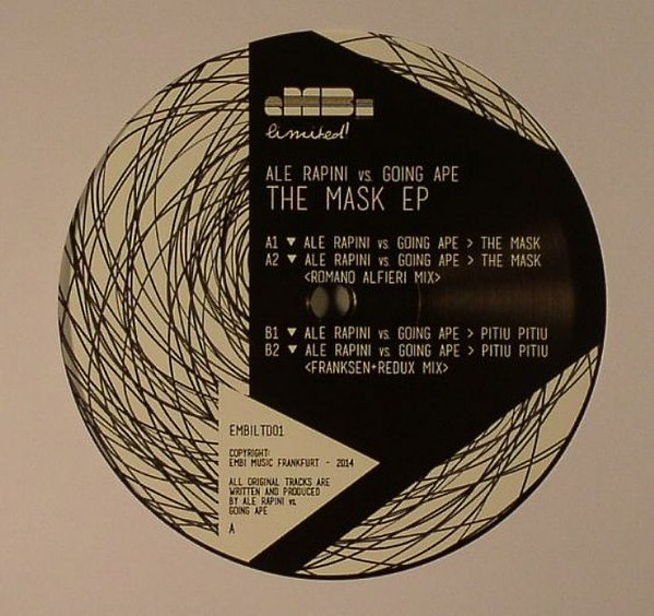 Ale Rapini - Mask EP - Vinyl Record 12" image 1