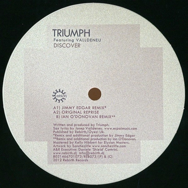 Triumph - Discover - Vinyl Record 12" image 1