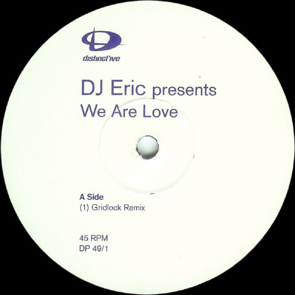 DJ Eric - We Are Love - Used Vinyl Record 12" image 1