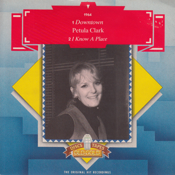 Petula Clark - Downtown - Used Vinyl Record 7" image 1