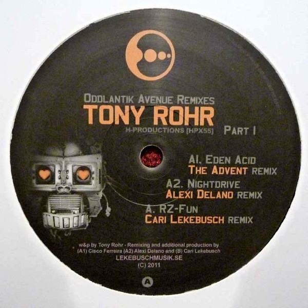 Tony Rohr - Oddlantik Avenue Remixes - Vinyl Record 12" image 1