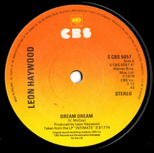 Leon Haywood - Dream Dream - Used Vinyl Record 7" image 1
