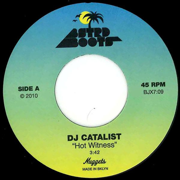 DJ Catalist - Hot Witness / Real Soul - Vinyl Record 7" image 1