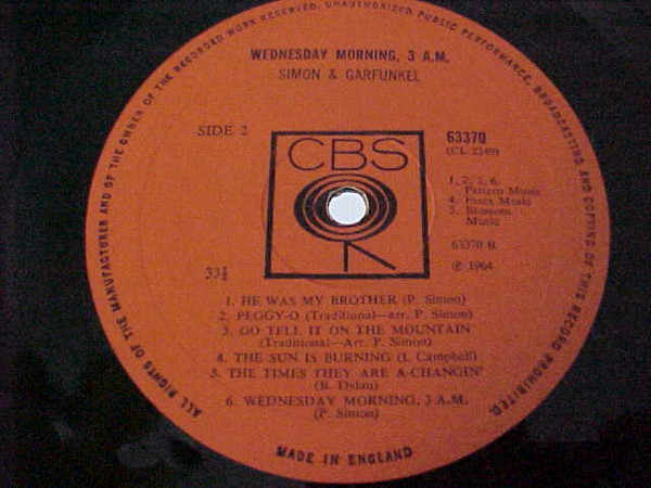 Simon & Garfunkel - Wednesday Morning, 3 A.M. - Used Vinyl Record image 1