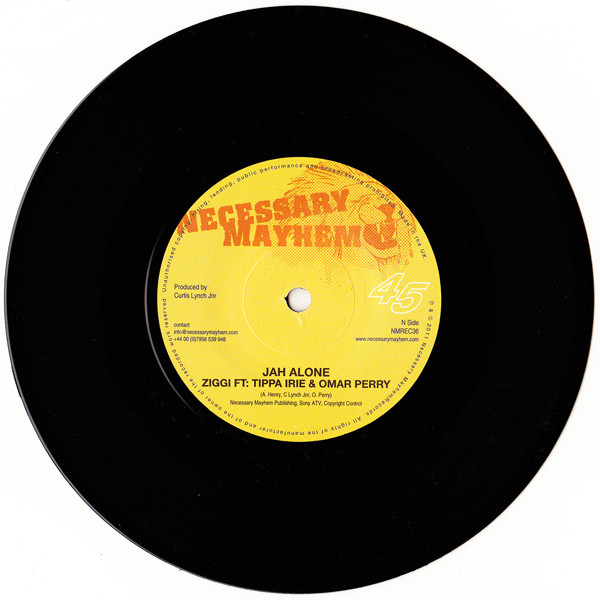 Ziggi - Jah Alone / Herbalist - Vinyl Record 7" image 1