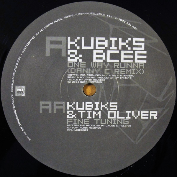 Kubiks - One Way Runna (Danny C Remix) / Fine Tuning - Vinyl Record 1 image 1