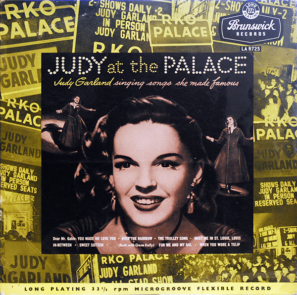 Judy Garland - Judy At The Palace - Used Vinyl Record 10" image 1