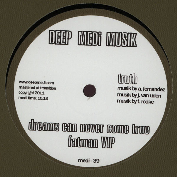 Truth - Fatman VIP - Vinyl Record 12" image 1