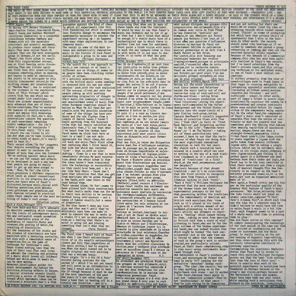 Faust - Tapes - Used Vinyl Record image 1