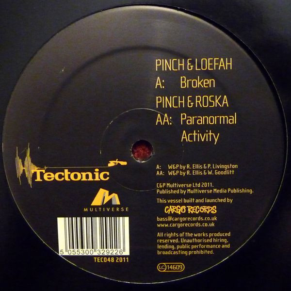 Pinch - Broken / Paranormal Activity - Vinyl Record 12" image 1