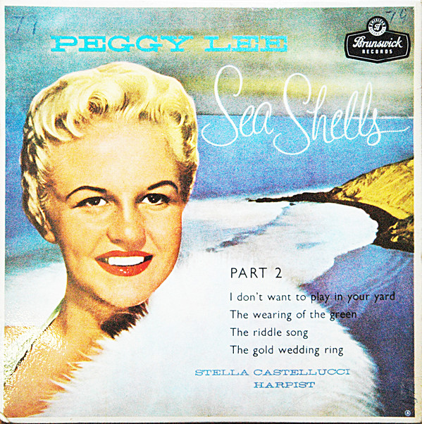 Peggy Lee - Sea Shells - Part 2 - Used Vinyl Record 7" image 1