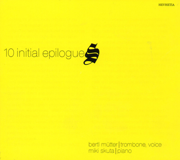 Bertl Mutter - 10 Initial Epilogues - Used CD image 1