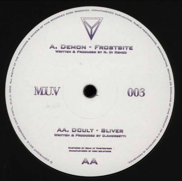 R.Demon - Frostbite / Sliver - Vinyl Record 12" image 1
