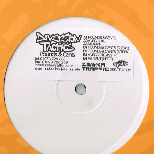 Diversion Tactics - Dollars And Pence EP - Used Vinyl Record image 1