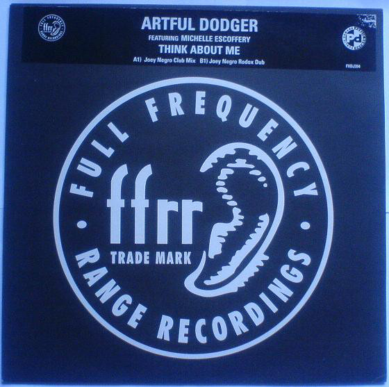 Artful Dodger - Think About Me (Joey Negro Mixes) - Used Viny image 1