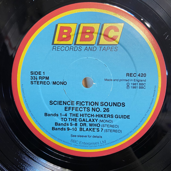 Various - Sci-Fi Sound Effects - Science Fiction Sound Effects No.26 - image 1