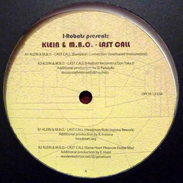 I-Robots - Last Call - Vinyl Record 12" image 1