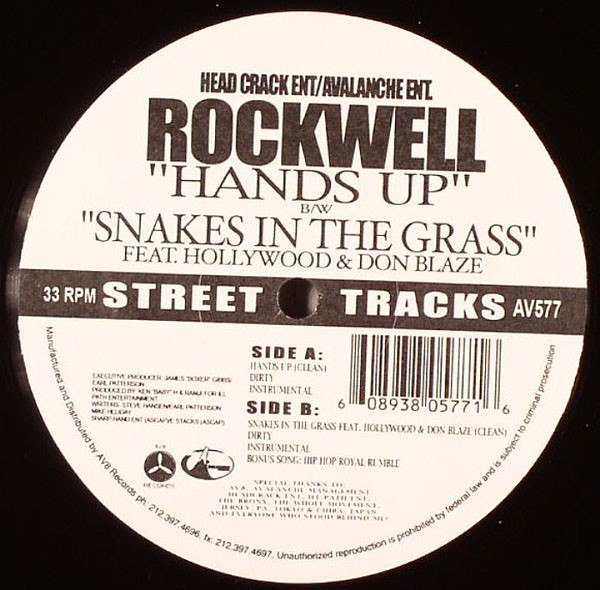 Rockwell Laurelli - Hands Up - Vinyl Record 12" image 1