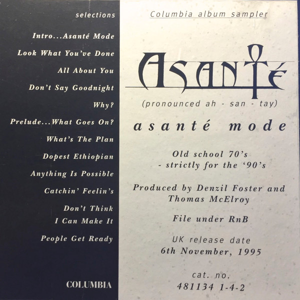 Asante - Mode - Used Vinyl Record image 1