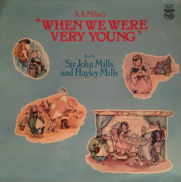 John Mills - A.A. Milne's "When We Were Very Young" - Used Vinyl Reco image 1