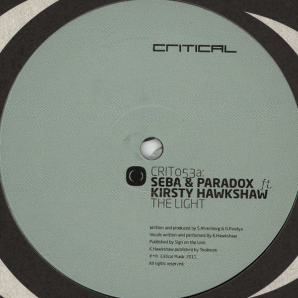 Seba & Paradox - Light / As If - Vinyl Record 12" image 1