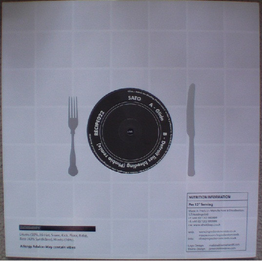 Sato - Glide / Detroit Lies Bleeding (Phobia Remix) - Vinyl Record 12 image 1