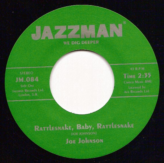 Joe Johnson - Rattlesnake, Baby, Rattlesnake / Gold Digging Man - Vin image 1