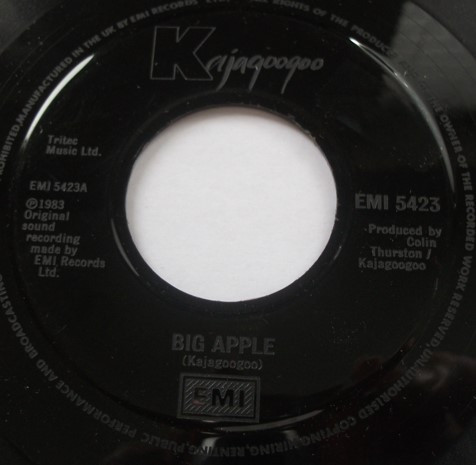 Kajagoogoo - Big Apple - Used Vinyl Record 7" image 1