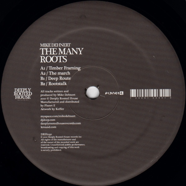Mike Dehnert - Many Roots - Vinyl Record 12" image 1